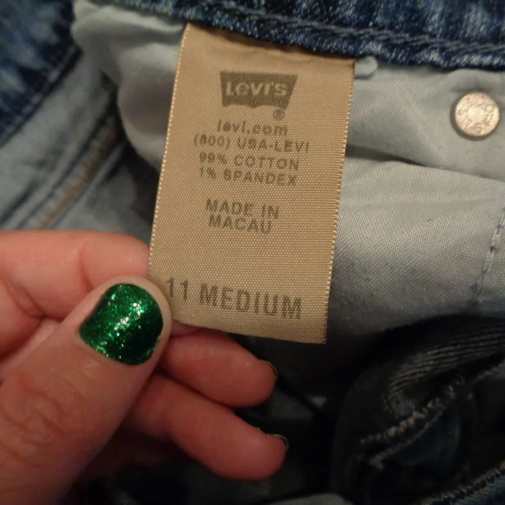 LEVI'S 518 Superlow Bootcut Jeans Size 11 M